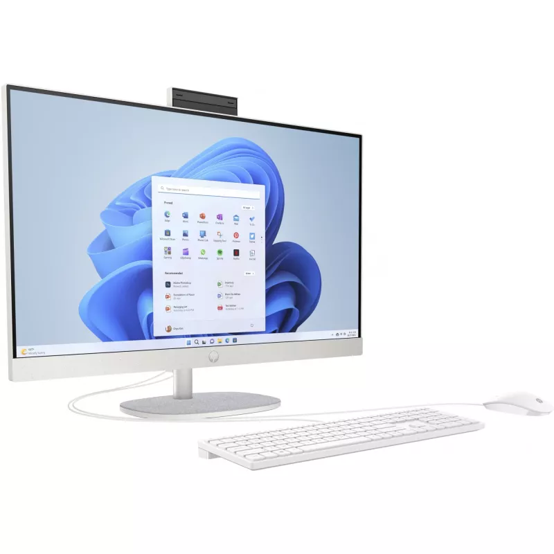 HP 27-cr0007ng - Viskas viename - Ryzen 5 7520U / 2,8 GHz - 16 GB RAM - 512 GB SSD NVMe - Radeon Graphics - 1GbE, Bluetooth 5,3, Wi-Fi 6