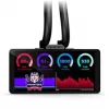 Phanteks Glacier One 360M25 LCD skystas aušinimas su 6 colių ekranu – 360 mm, juodas