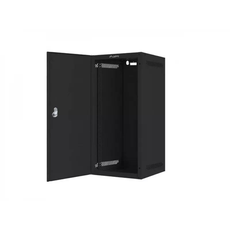 Sieninis tinklo stovas LANBERG WF10-2312-00B 12U, 280×310×603 mm, IP20, juodas, 20 kg