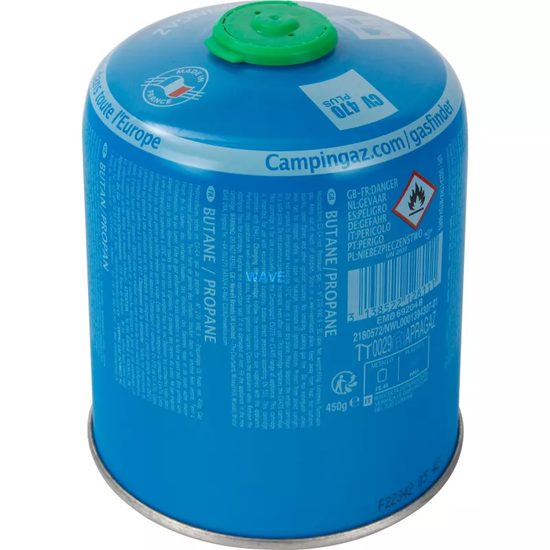 Campingaz CV 470 Plus vožtuvinis dujų balionėlis, 450 g