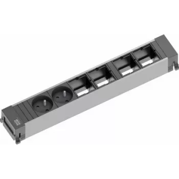 Bachmann POWER FRAME ilgintuvas 0,2 m 2 AC lizdai Vidaus Juoda