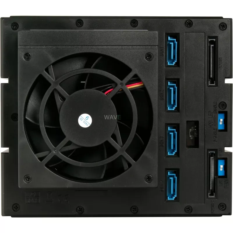 Išorinis 3,5 colio diskų korpusas SilverStone SST-FS304-12G, 4 lizdai – juodas