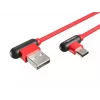 USB laidas NATEC NKA-1201 USB 2.0 1 m USB A USB C juodas raudonas