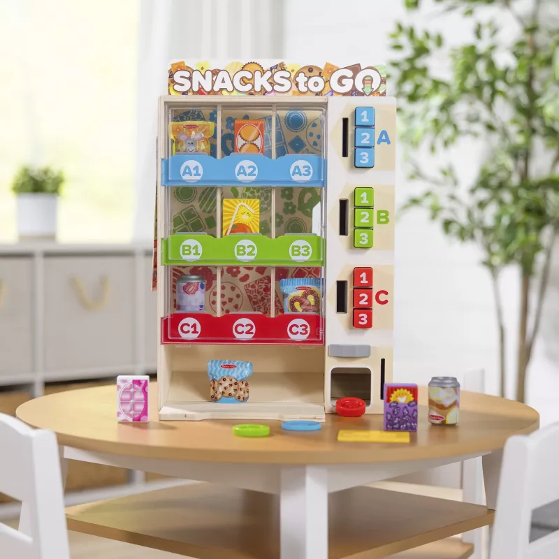 Melissa & Doug - Automatų prekybos žaidimų rinkinys iš medžio
