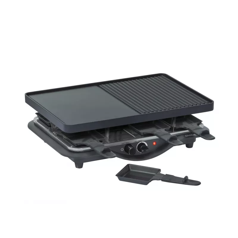 Raclette grilis Steba RC 28 8 asmenims 1400 W juodas chromuotas
