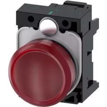 Siemens 3SU1106-6AA20-3AA0 raudonas signalinis švyturėlis