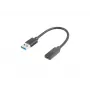 USB kabelis Lanberg AD-UC-UA-03 USB 3.2 Gen 1 0,15 m