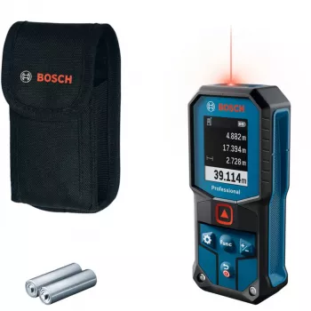 Lazerinis atstumo matuoklis GLM 40-31 Professional (mėlyna/juoda, diapazonas 50 m, raudona lazerio linija)