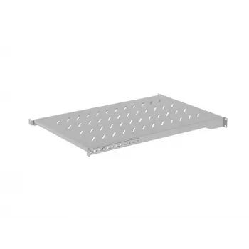 Lentyna serverio stelažui LANBERG AK-1010-S 1U 483x700 mm pilka, 25 kg apkrova, 4 taškų montavimas