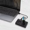 Qoltec 50310 Docking stotis 2x SSD M.2 SATA NGFF USB Type C
