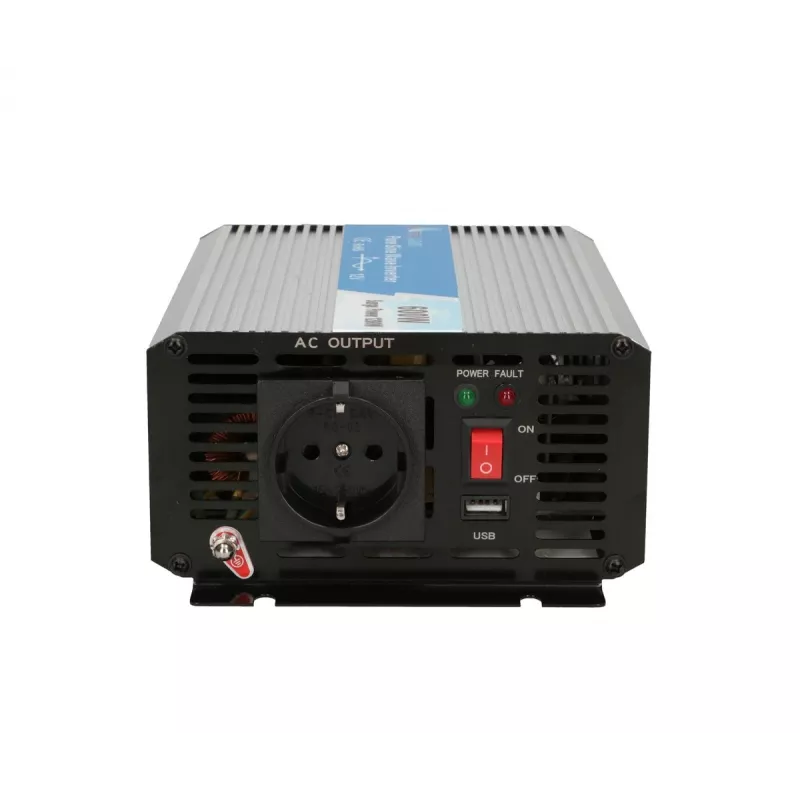 Įtampos keitiklis Extralink OPIP-600W 12V 600W gryno sinuso