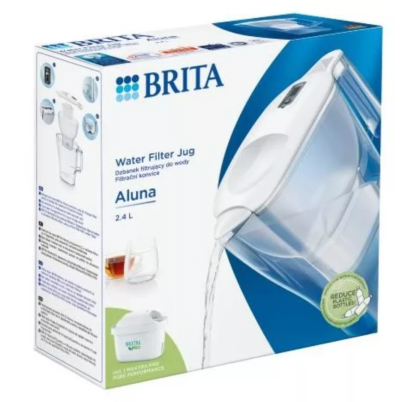 Brita 1052801 vandens filtras stalo vandens filtras 2.4 L Baltas