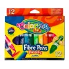 Flomasteriai Colorino 42651PTR apvaliu antgaliu 12 spalvų rinkinys