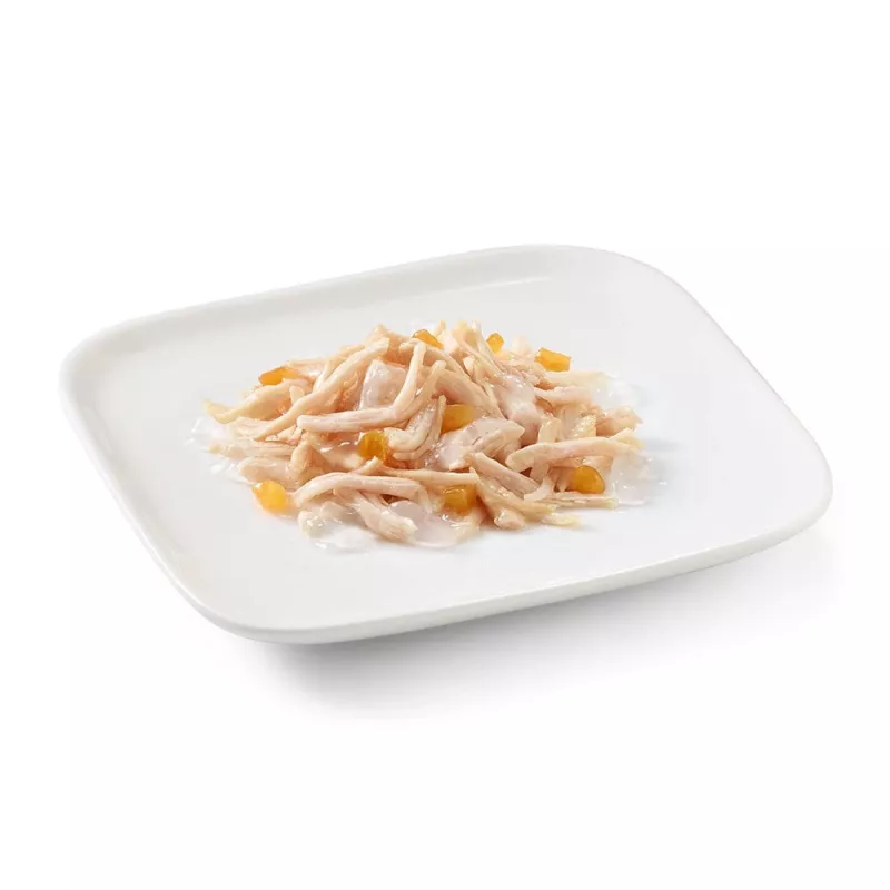 Šlapias šunų ėdalas SCHESIR Vištiena su papaja drebučiuose 150g