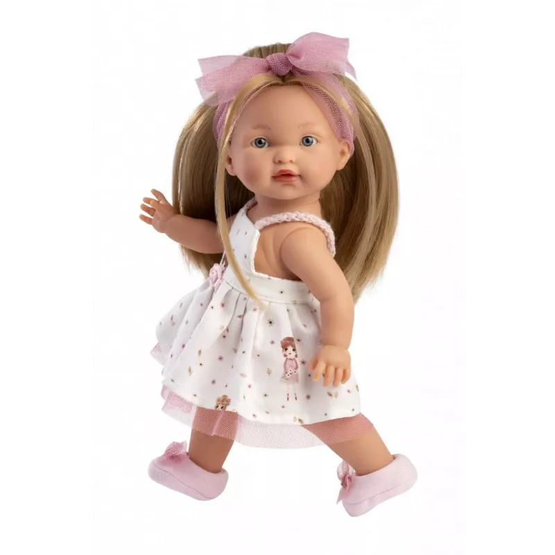 Lėlė Llorens Valeria 28 cm – minkštas kūnas, vinilinė galva ir galūnės
