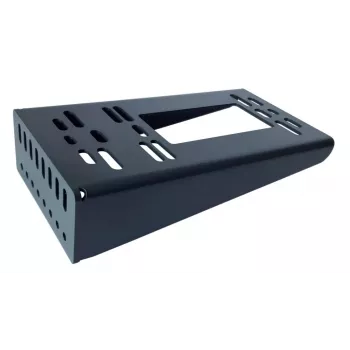 Montavimo pagrindas cinkuotam stulpui RAL7016, skirtas NICE, FAAC, GENIUS, SOMFY, BFT, DEA, CAME, GISE pavaroms