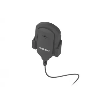 Segtuvinis mikrofonas NATEC NMI-1352, laidinis 3,5 mm, jautrumas -58 dB, 50–16000 Hz, 1,8 m laidas, 20 g