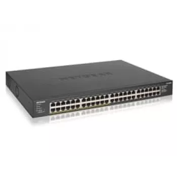 NETGEAR GS348PP nevaldomas Gigabit Ethernet (10/100/1000) jungiklis su PoE, juodas