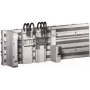 Adapter Rittal 9635.210 elektros jungikliams, poliamido korpusas, šviesiai pilka, 45 mm plotis
