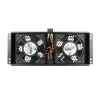 Aušinimo ventiliatorius Extralink 2 FANS ROOF COOLING UNIT 220V AC juodas metalinis
