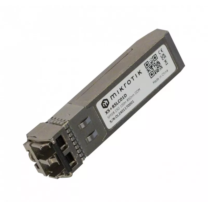 Mikrotik XS+85LC01D tinklo siųstuvas-imtuvas SFP28 25G, 850 nm, 100 m