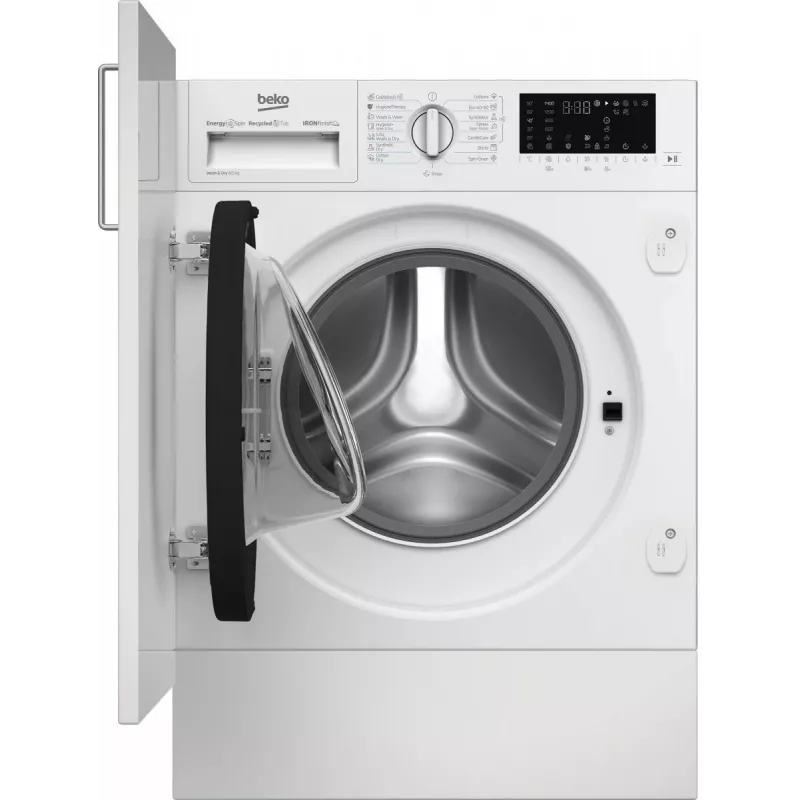 Skalbimo džiovinimo mašina BEKO B5DBT68547W įmontuojama, 8 kg skalbia / 5 kg džiovina, 1400 aps./min.