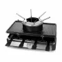 Raclette grilis Emerio RG-124930 8 asmenims, 1400 W, juodas ir nerūdijantis plienas, sukamoji reguliavimo rankenėlė