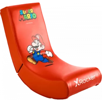 X Rocker Video Rocker Mario – Žaidimų kėdė grindims, Nintendo Switch, raudona, dirbtinė oda