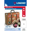 Lipni PET plėvelė Lomond 1708461 A4 balta blizgi, 10 lapų