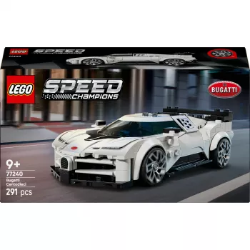 LEGO konstruktorius Bugatti Centodieci Speed Champions 77240 – 291 detalė, 1 minifigūrėlė, nuo 9 metų
