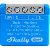 Išmanusis relės modulis Shelly 1 Mini Gen4, 1P 8A, Wi‑Fi/Matter/Zigbee/Bluetooth, 110–240 V, kompaktiškas (2 vnt.)