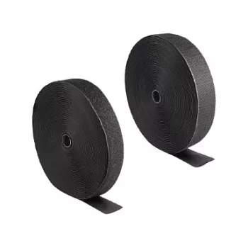 DeLOCK Heavy-duty lipnusis ir siuvamas velcro diržas 25m x 50mm juodas