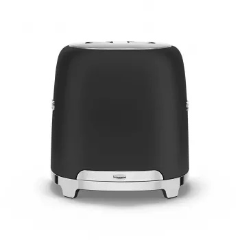 Skrudintuvas Smeg 50's Style TSF01BLMEU 2 dviems riekelėms, juodas, nerūdijantis plienas