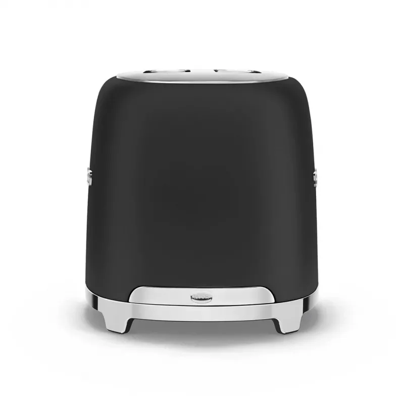 Skrudintuvas Smeg 50's Style TSF01BLMEU 2 dviems riekelėms, juodas, nerūdijantis plienas