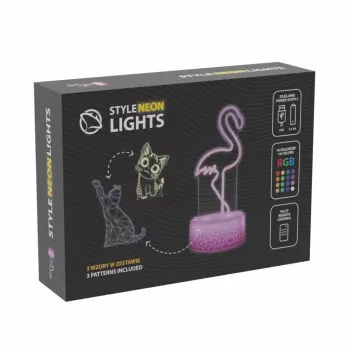 Stalinė dekoratyvinė LED lempa MANTA SNL119RGB RGB 3D gyvūno formos šviestuvas interjero puošybai