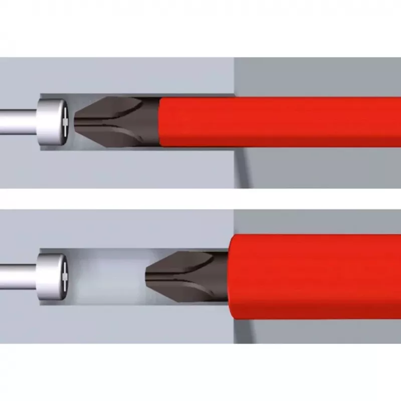 Atsuktuvų rinkinys wiha 41157 LiftUp electric, izoliuotas, raudonas/geltonas, 7 vnt.