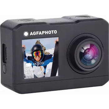 AgfaPhoto Action Cam AC7000BK veiksmo kamera 16 MP 2K Ultra HD CMOS Wi-Fi 58 g