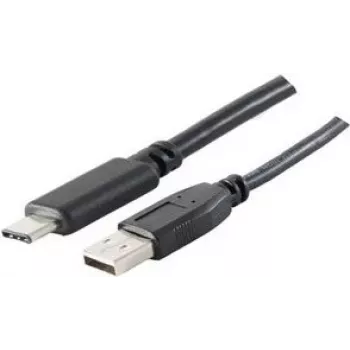 USB laidas ShiverPeaks BS77143-1.8 1,8 m USB A USB C juodas