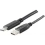USB laidas ShiverPeaks BS77143-1.8 1,8 m USB A USB C juodas