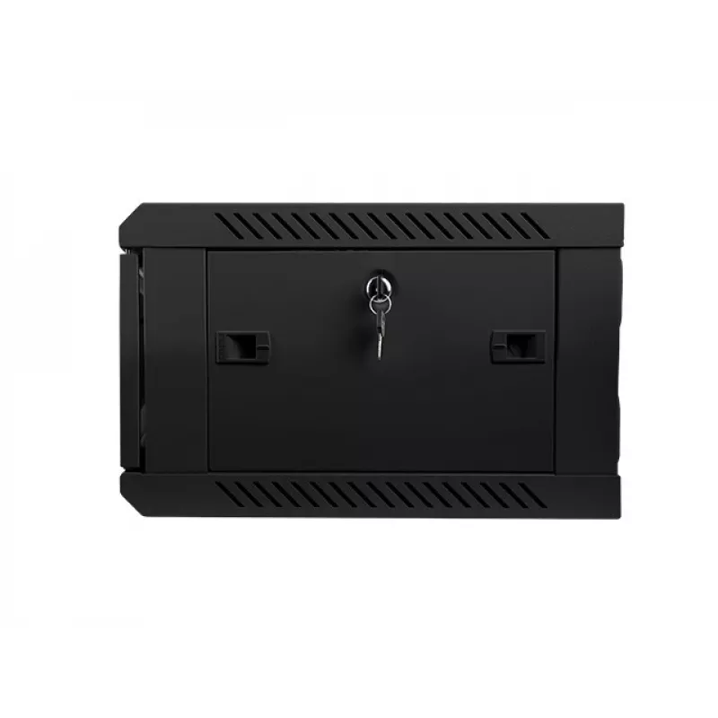 Sieninis stelažas LANBERG WF01-6404-10B 4U 19 colių 600×450×285 mm IP20 juodas, 60 kg talpa