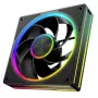 Korpuso ventiliatorius MODECOM VOLCANO LOOP 120 ARGB Reverse Fan Black 120 mm PWM 400–1400 RPM ARGB jungtis