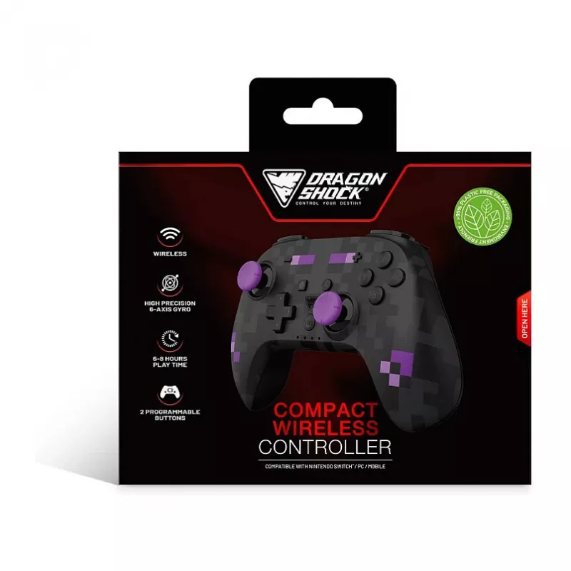 Pultas Dragonshock Controller Poptop Wireless Cubes juodas