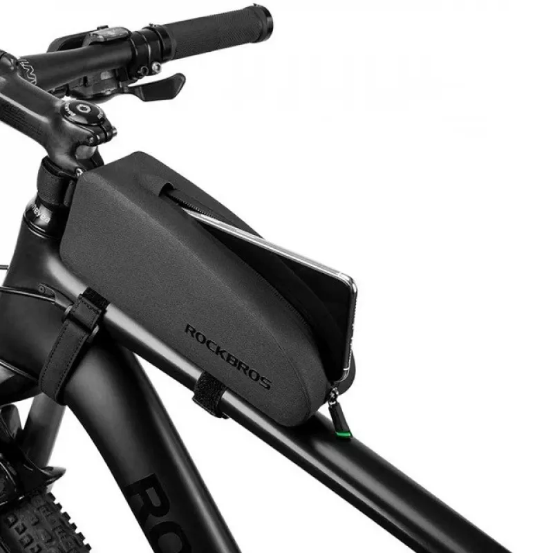 Dviračio rėmo krepšys Rockbros AS-019-1 Vandeniui atsparus 1,6 l Juodas