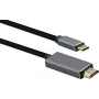 Kabelis Helos USB 3.1 Type-C į HDMI 1,8 m — juodas