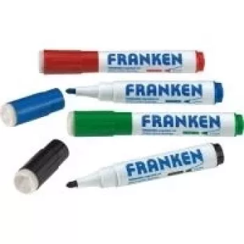 Markeris Franken Z1703 4 vnt. Juoda Mėlyna Žalia Raudona