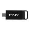 PNY Elite, 64 GB, USB Type-C, 3.2 Gen 1 (3.1 Gen 1), 120 MB/s, Juoda
