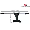 Maclean Brackets MC-657 Universalus automobilinis planšetės laikiklis ant galvos atramos, 7–10.1 col., reguliuojamas 360° pasukimas
