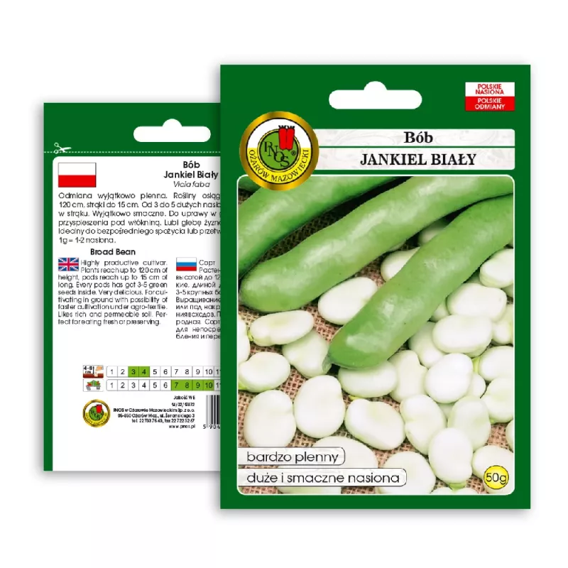 Sėklų pakelis Apte PNOS — Pupalukštis (stambiavaisė pupa) Jankiel Bialy, 50 g