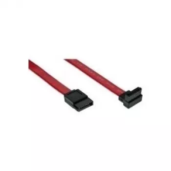 InLine 27703W SATA kabelis 0,3 m raudonas