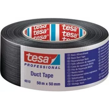 Lipnioji juosta Tesa 04610 — 50 m x 50 mm, juoda